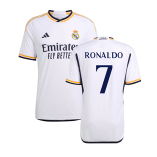 Real Madrid 2013-2014 Ronaldo 7 Home Shirt UCL (Excellent) L