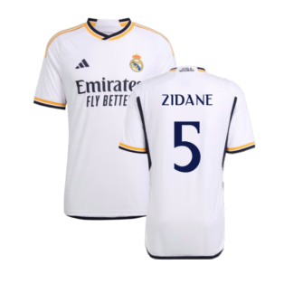 2023-2024 Real Madrid Authentic Home Shirt (Zidane 5)