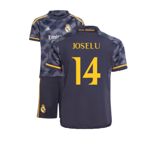 2023-2024 Real Madrid Away Mini Kit (Joselu 14)