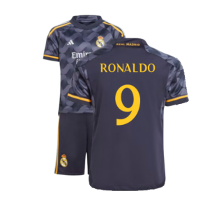 2023-2024 Real Madrid Away Mini Kit (Ronaldo 9)