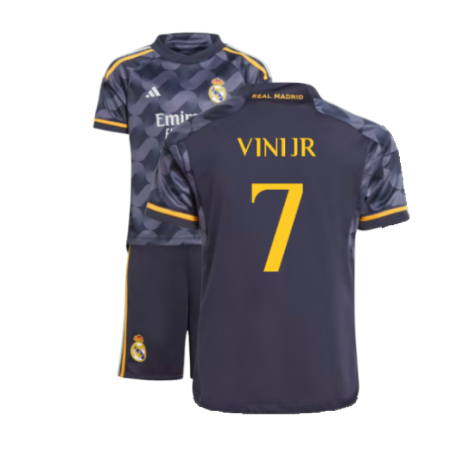 2023-2024 Real Madrid Away Mini Kit (Vini Jr 7)