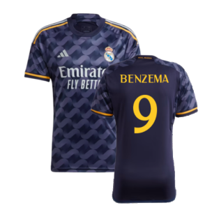 2023-2024 Real Madrid Away Shirt (Benzema 9)