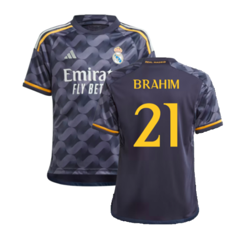 2023-2024 Real Madrid Away Shirt (Kids) (Brahim 21)