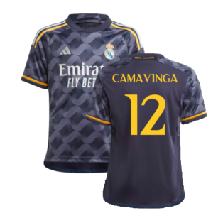 2023-2024 Real Madrid Away Shirt (Kids) (Camavinga 12)