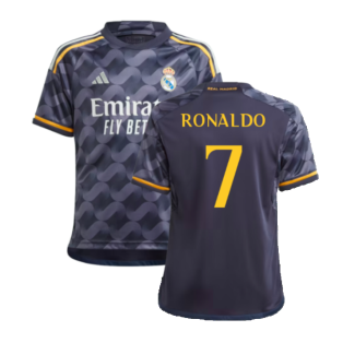 2023-2024 Real Madrid Away Shirt (Kids) (Ronaldo 7)
