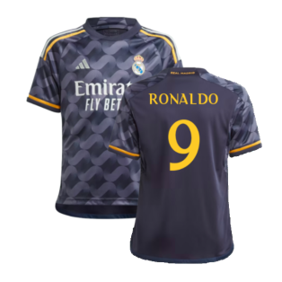 2023-2024 Real Madrid Away Shirt (Kids) (Ronaldo 9)