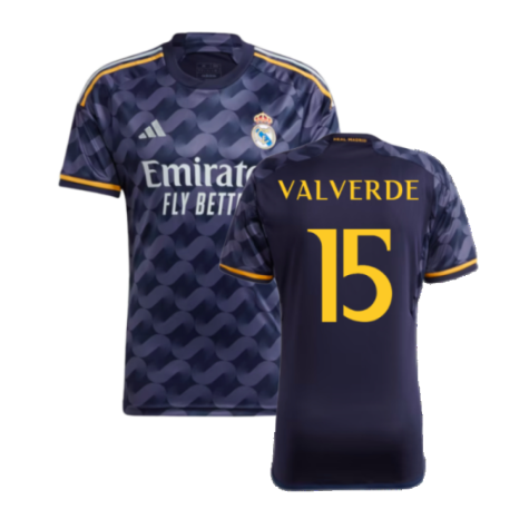 2023-2024 Real Madrid Away Shirt (Valverde 15)