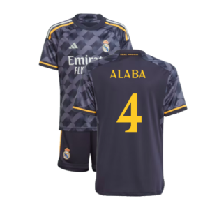 2023-2024 Real Madrid Away Youth Kit (Alaba 4)