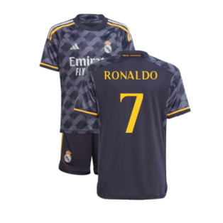 2023-2024 Real Madrid Away Youth Kit (Ronaldo 7)