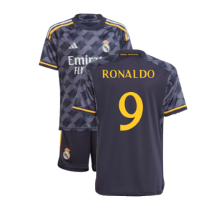 2023-2024 Real Madrid Away Youth Kit (Ronaldo 9)