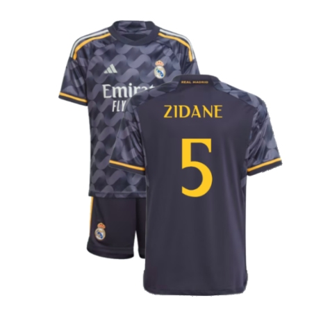 2023-2024 Real Madrid Away Youth Kit (Zidane 5)