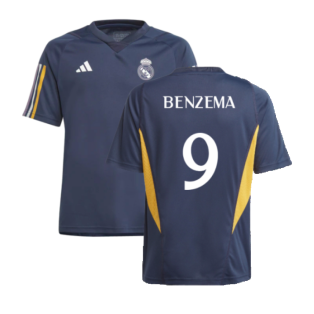 2023-2024 Real Madrid Core Tee (Legend Ink) - Kids (Benzema 9)