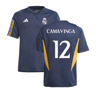 2023-2024 Real Madrid Core Tee (Legend Ink) - Kids (Camavinga 12)