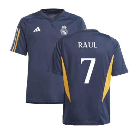 2023-2024 Real Madrid Core Tee (Legend Ink) - Kids (Raul 7)