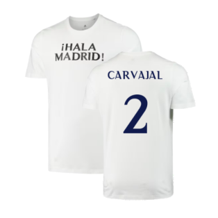 2023-2024 Real Madrid DNA Graphic Tee (White) (Carvajal 2)