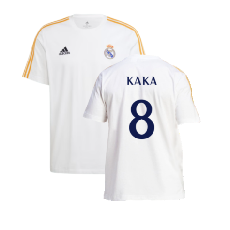 2023-2024 Real Madrid DNA Tee (White) (Kaka 8)