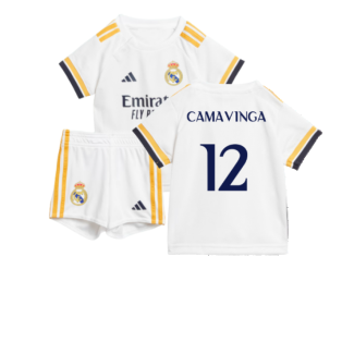 2023-2024 Real Madrid Home Baby Kit (Camavinga 12)
