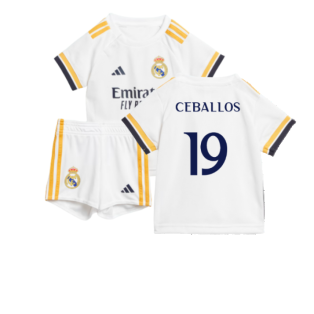 2023-2024 Real Madrid Home Baby Kit (Ceballos 19)