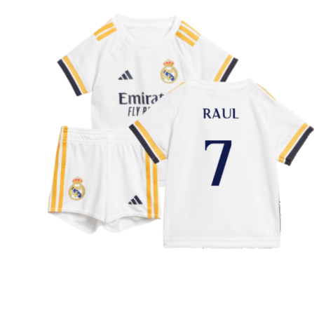 2023-2024 Real Madrid Home Baby Kit (Raul 7)