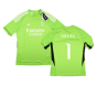2023-2024 Real Madrid Home Goalkeeper Shirt (Solar Green) - Kids (NAVAS 1)