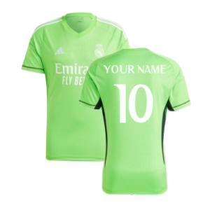 2023-2024 Real Madrid Home Goalkeeper Shirt (Solar Green)