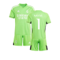 2023-2024 Real Madrid Home Goalkeeper Youth Kit (NAVAS 1)