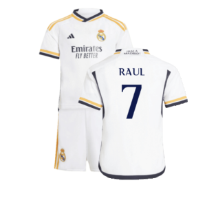 2023-2024 Real Madrid Home Mini Kit (Raul 7)