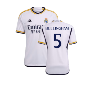 2023-2024 Real Madrid Home Shirt (Bellingham 5)