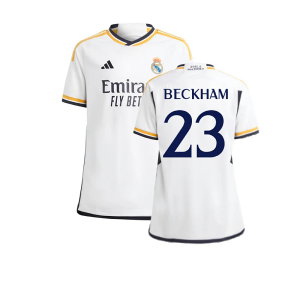 2023-2024 Real Madrid Home Shirt (Kids) (Beckham 23)