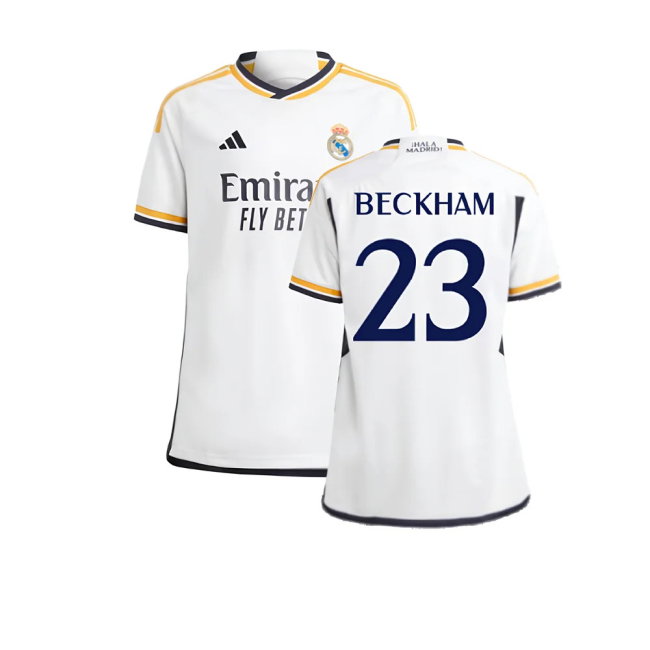 2023-2024 Real Madrid Home Shirt (Kids) (Beckham 23)