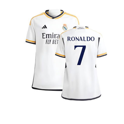 2023-2024 Real Madrid Home Shirt (Kids) (Ronaldo 7)