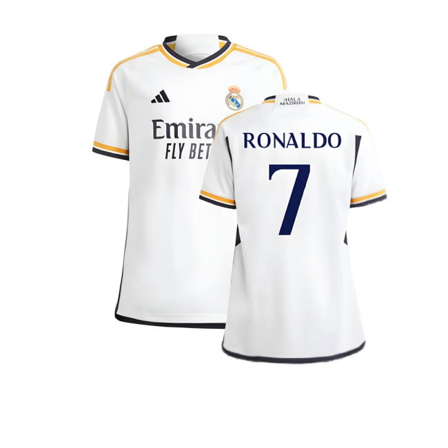 2023-2024 Real Madrid Home Shirt (Kids) (Ronaldo 7)