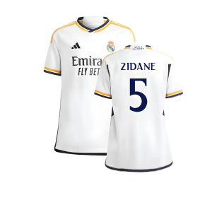2023-2024 Real Madrid Home Shirt (Kids) (Zidane 5)