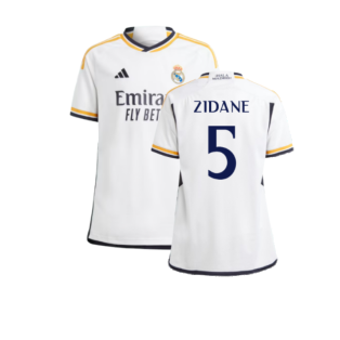 2023-2024 Real Madrid Home Shirt (Kids) (Zidane 5)