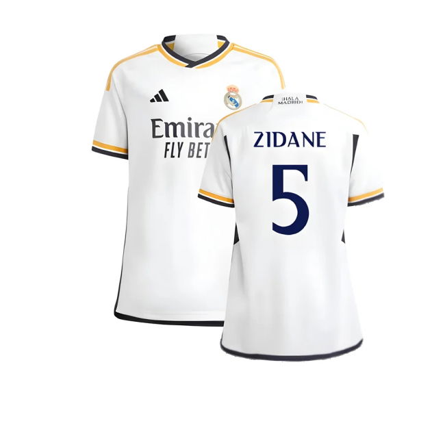 2023-2024 Real Madrid Home Shirt (Kids) (Zidane 5)