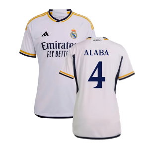 2023-2024 Real Madrid Home Shirt (Ladies) (Alaba 4)