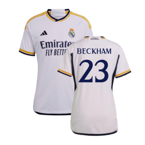 2023-2024 Real Madrid Home Shirt (Ladies) (Beckham 23)