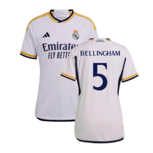 2023-2024 Real Madrid Home Shirt (Ladies) (Bellingham 5)