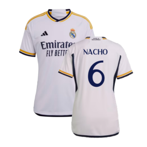 2023-2024 Real Madrid Home Shirt (Ladies) (Nacho 6)