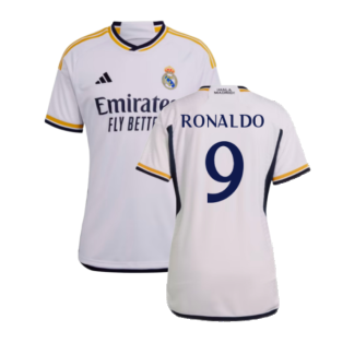 2023-2024 Real Madrid Home Shirt (Ladies) (Ronaldo 9)