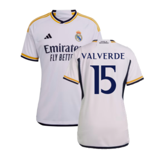 2023-2024 Real Madrid Home Shirt (Ladies) (Valverde 15)