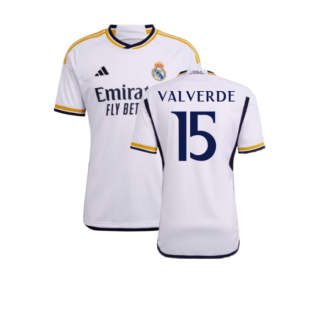 2023-2024 Real Madrid Home Shirt (Valverde 15)