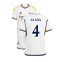 2023-2024 Real Madrid Home Youth Kit (Alaba 4)
