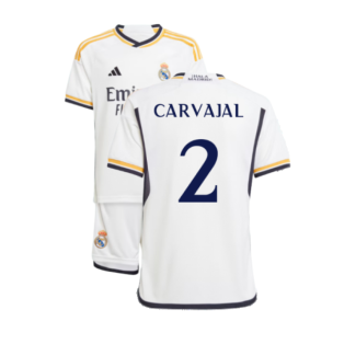 2023-2024 Real Madrid Home Youth Kit (Carvajal 2)