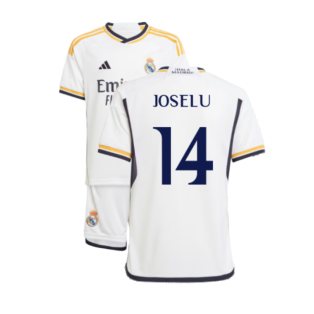 2023-2024 Real Madrid Home Youth Kit (Joselu 14)