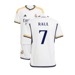 2023-2024 Real Madrid Home Youth Kit (Raul 7)