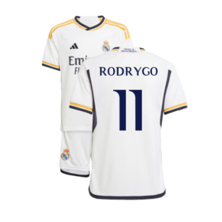 2023-2024 Real Madrid Home Youth Kit (Rodrygo 11)