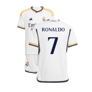 2023-2024 Real Madrid Home Youth Kit (Ronaldo 7)