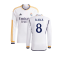 2023-2024 Real Madrid Long Sleeve Home Shirt (Kaka 8)