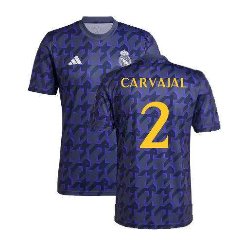 2023-2024 Real Madrid Pre-Match Shirt (Shadow Navy) (Carvajal 2)